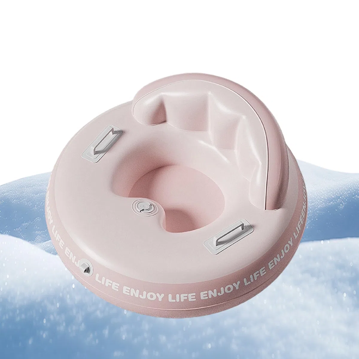 Bouée de Neige, De Luge d'hiver Gonflables Et Renforcés | Luge d'hiver avec Une Poignée | pour Les, Les Adultes, Le Ski, L'Extérieur, Le Jardin, Les Sports, Les Activités