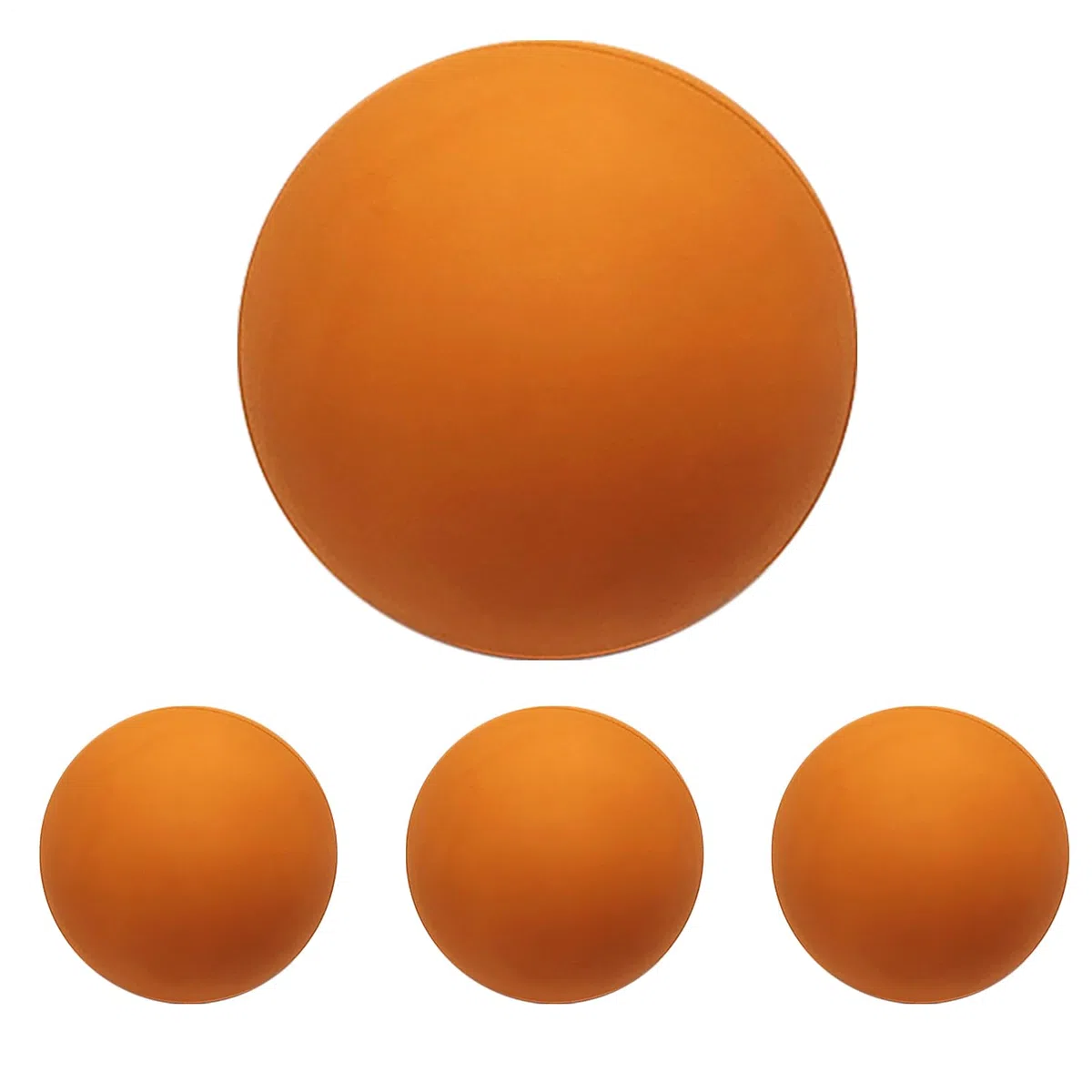 Balle de squash BOLLE - Petites boules de citrouille | Haute visibilité pour sports de plein air Balle creuse en caoutchouc | Portable Dot Bounce Rubber Hollow | Entraînement de joueurs pro