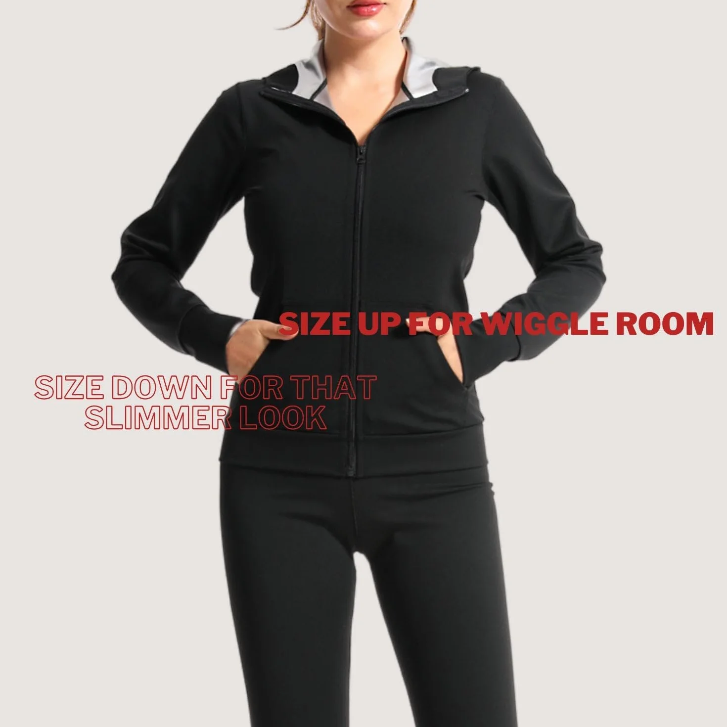 Sudation Veste Top Manches Longues Amincissante Ventre Plat Maigrir Sauna Suit Capuche Shapewear Costume D'entraînement Formateur Shaper Exercice Fitness Gym Yoga Sport Femme