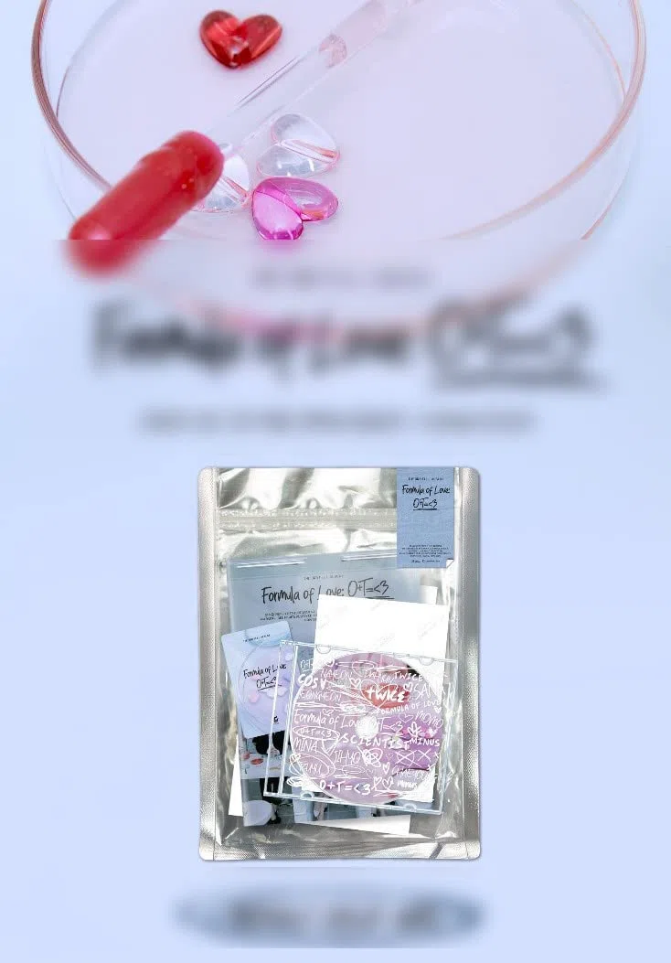 JYP ENT. TWICE - Formula of Love:O+T=<3 [Result file ver.] Album+Extra Photocards Set