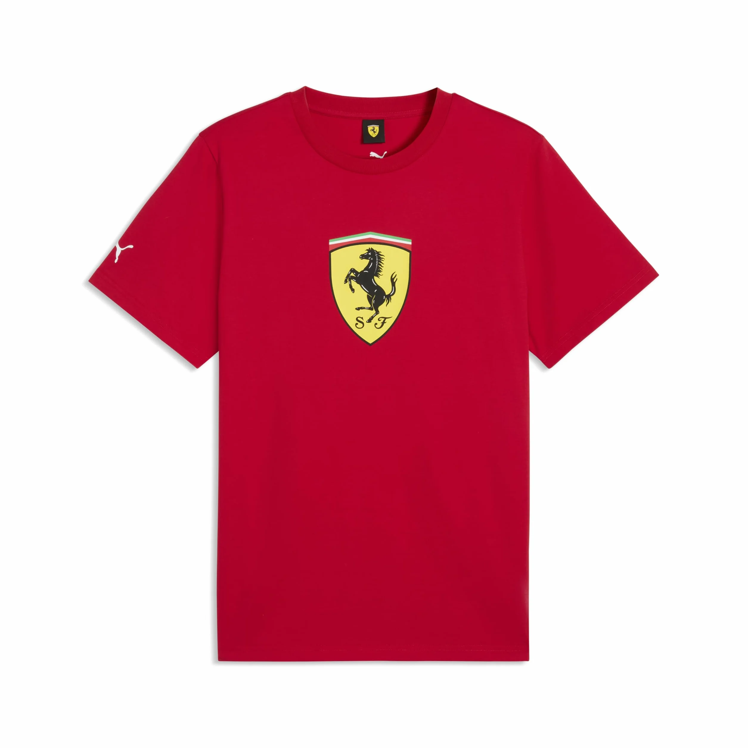 PUMA Scuderia Ferrari F1 T-Shirt Homme avec Grand Logo écusson Scudetto