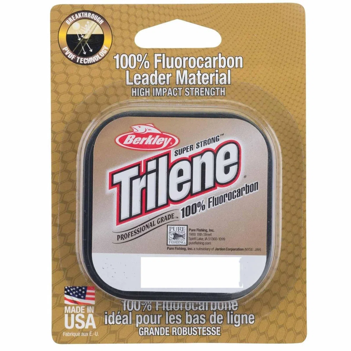 Berkley Trilene Ligne de pêche 100 % fluorocarbone (0,30 mm-7,0 kg-150 m)