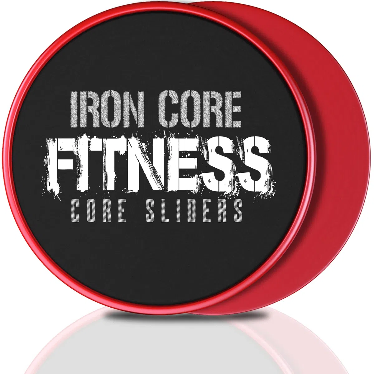 Iron Core Fitness - Lot de 2 disques de fitness glissants double face - équipement d'entraînement du corps entier et des abdominaux - Pour toutes les surfaces