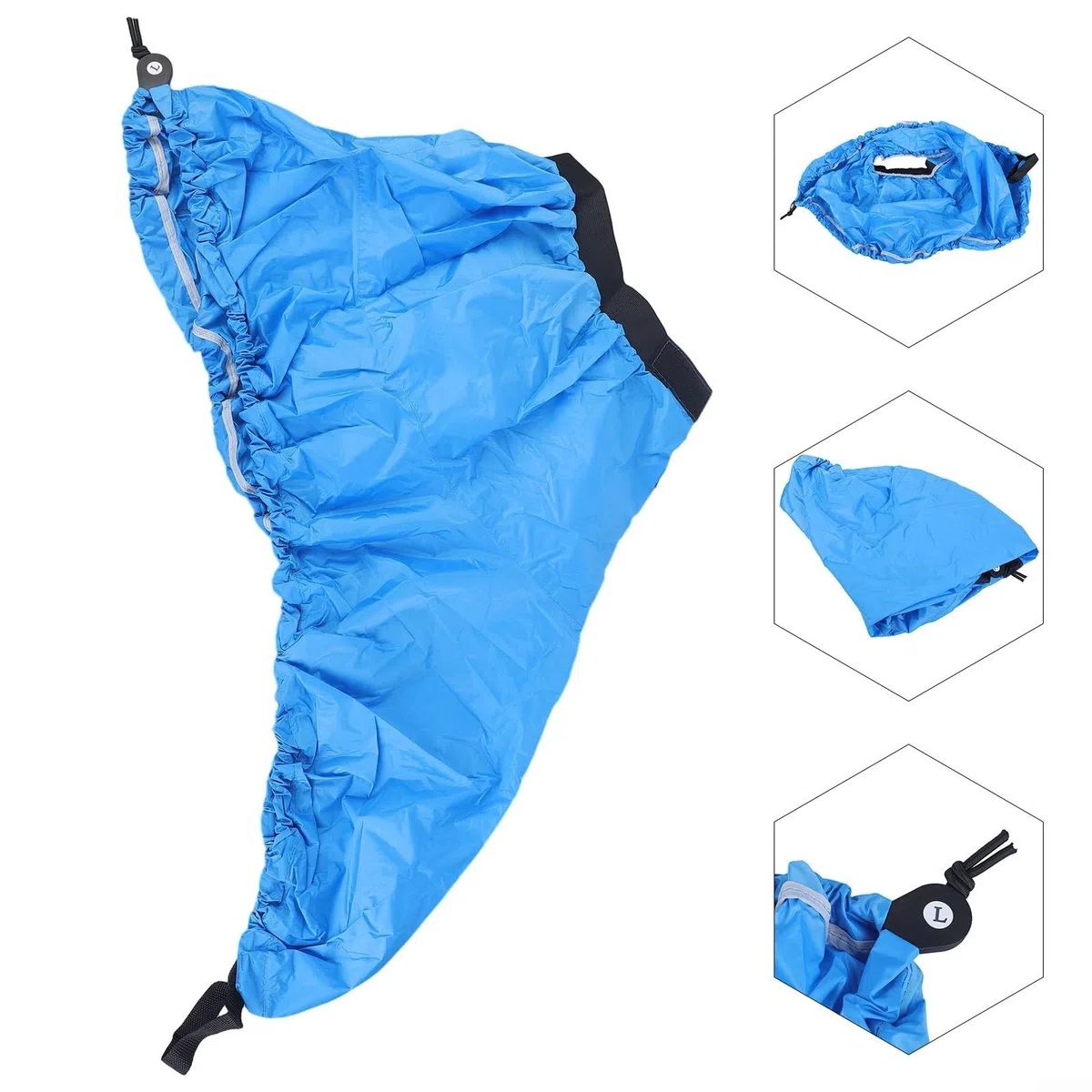 KAYAK Jupe imperméable pour canoë KAYAK Accessoire de sports nautiques (M, Bleu)