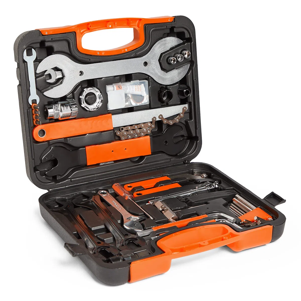 VonHaus Kit d'Outils de Vélo 35 Pièces – Kit de Réparation de Vélo Portable, Outils pour Vélo de Route, Électrique et VTT avec Étui de Transport – Convient pour la Réparation Professionnelle de Vélos