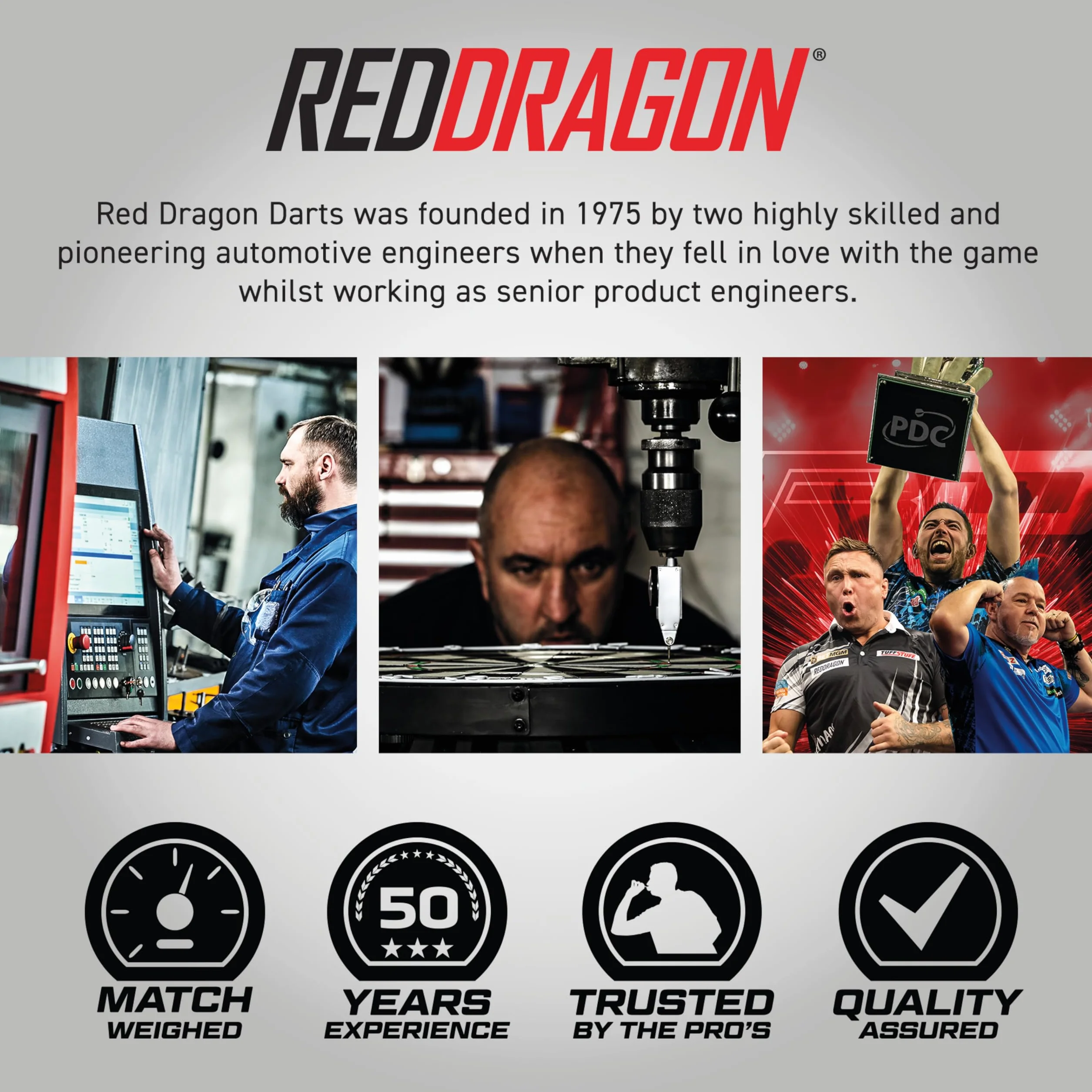 RED DRAGON Ensembles de tiges Hardcore Flight et Nitrotech