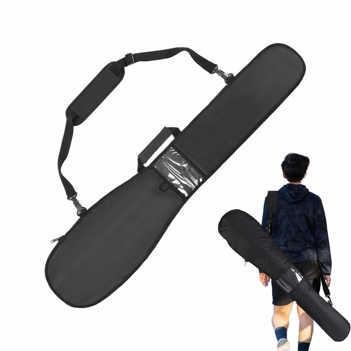 Sac de transport pour paddleboard, sac pour paddle board | Couverture de pagaies Stockage Transport,Support de transport en tissu Oxford 600D, accessoires de planche à pagaie épaisse pour la navigatio