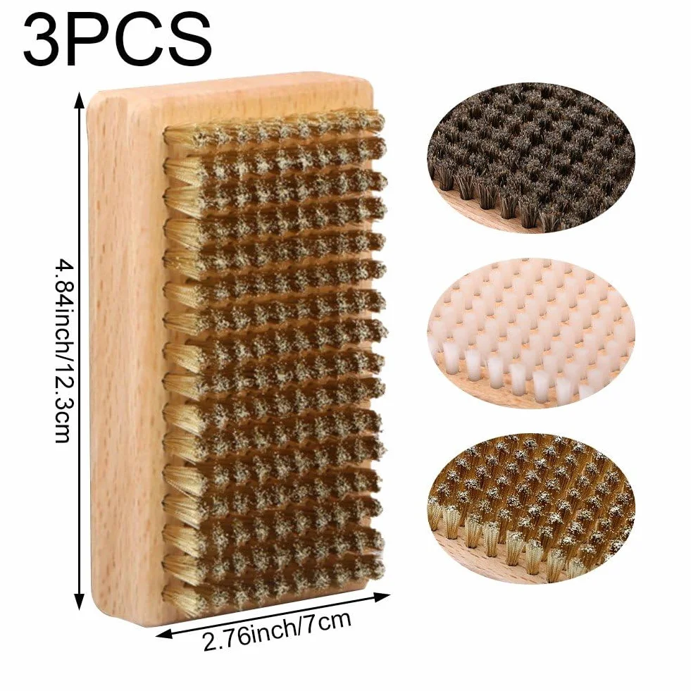 Brosse De Fartage De Ski Snowboard, 3 Pièces Brosse De Snowboard Outil De Snowboard Brosse De Cire De Ski Brosses De Base De Ski Outil De Fartage Accessoires De Snowboard