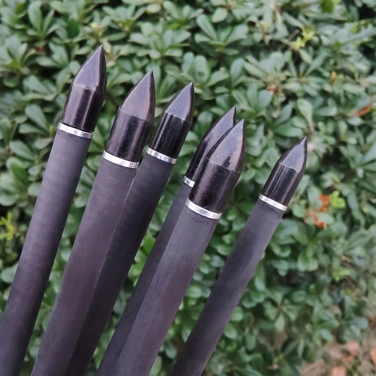 12pc Pur Carbone Arbalète Bolt Pistolet Arbalète Flèche, 7.5"& 15" Pur Carbone Flèche, 2 Flèche Ailes Chasse Arbalète Flèche