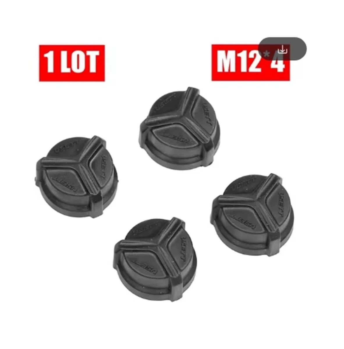 Compatible avec Le Capuchon d'écrou à vis Compatible avec Le Scooter électrique Vsett 10+ 11+ Protecteur d'écrou Anti-poussière Couvercle en Caoutchouc