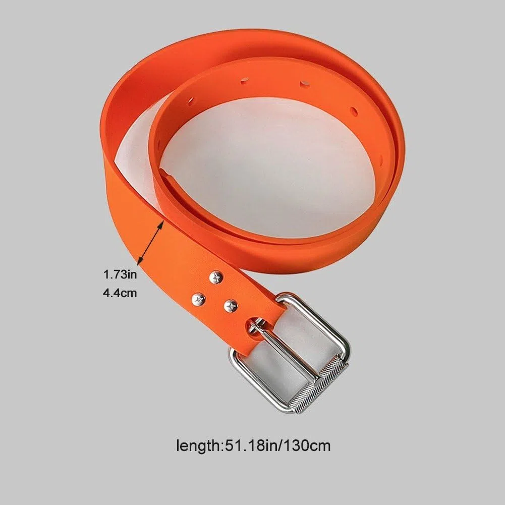 Ceinture De Lest en Silicone De Plongée Ceinture De Lest Marseillaise avec Boucle en Acier Inoxydable Ceinture Porteuse Accessoire De Plongée pour L'apnée