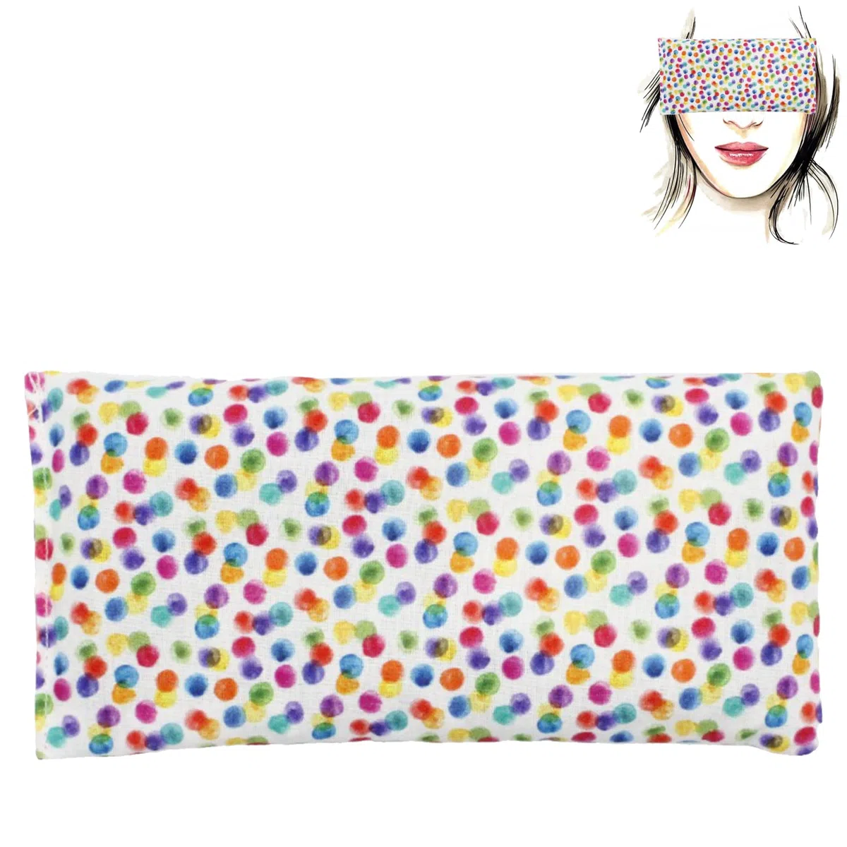 Coussins pour les yeux "Pack 3 - allegro" - Graines de Lavande et de riz - Yoga, méditation, relaxation, reposer des yeux