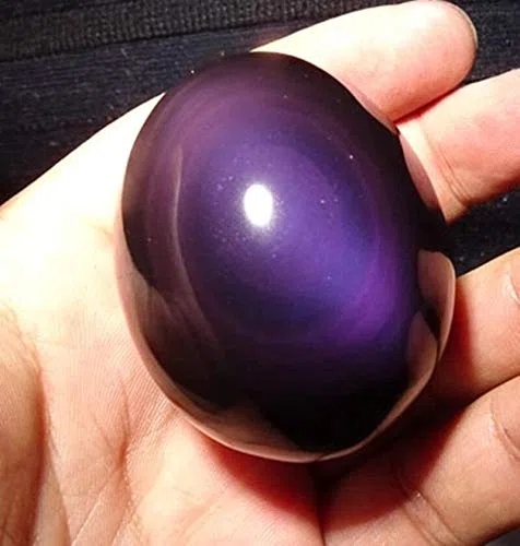 HUNTVE Pierre de Cristal d'obsidienne Naturelle Arc-en-Ciel Beau Cristal d'obsidienne Arc-en-Ciel A3 ERBDRGAZ