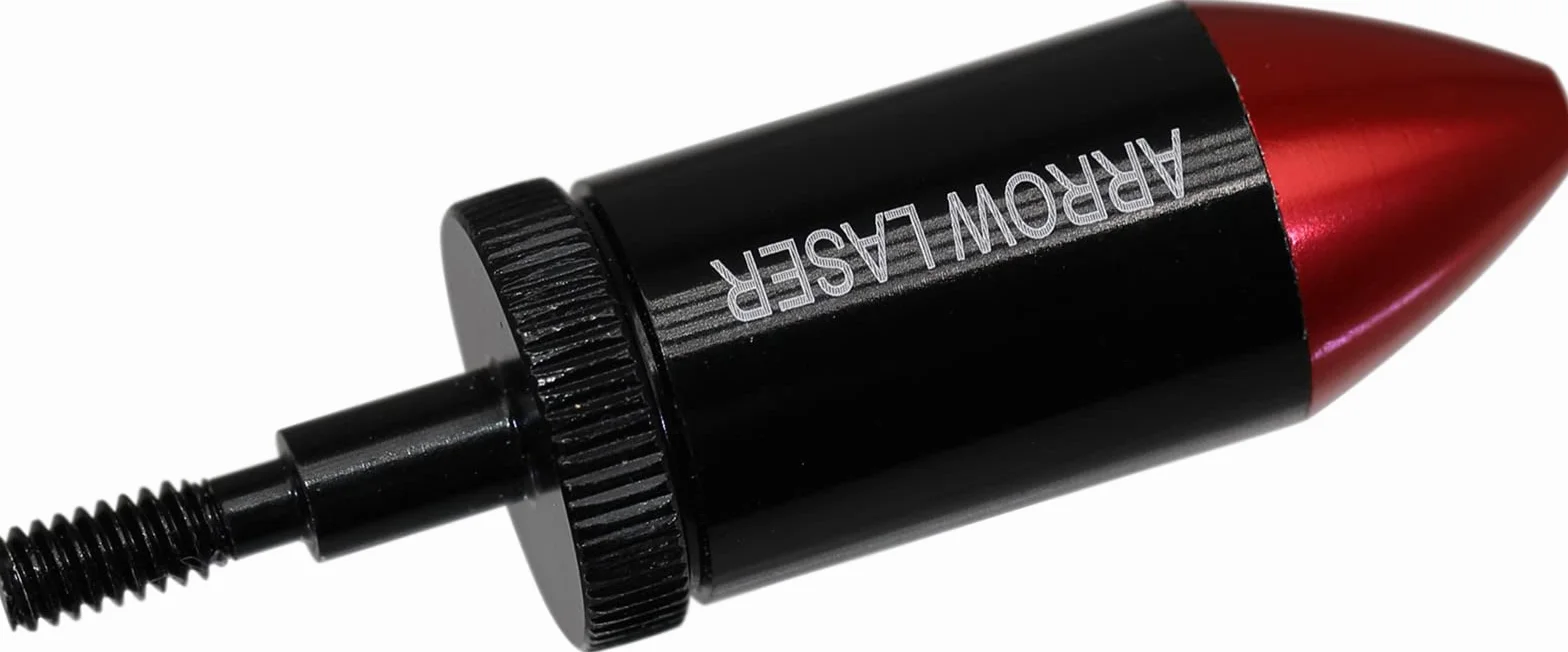 16MM arbalète tir à l'arc flèche Outil de visée à alésage Rouge se visse sur des flèches avec 2 Jeux de Piles