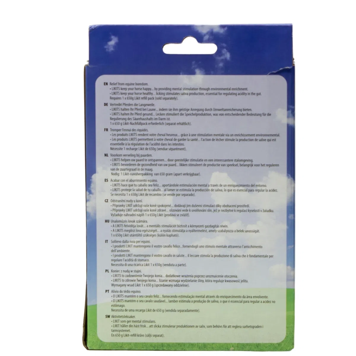Likit Support Jouet pour Chevaux, Aqua