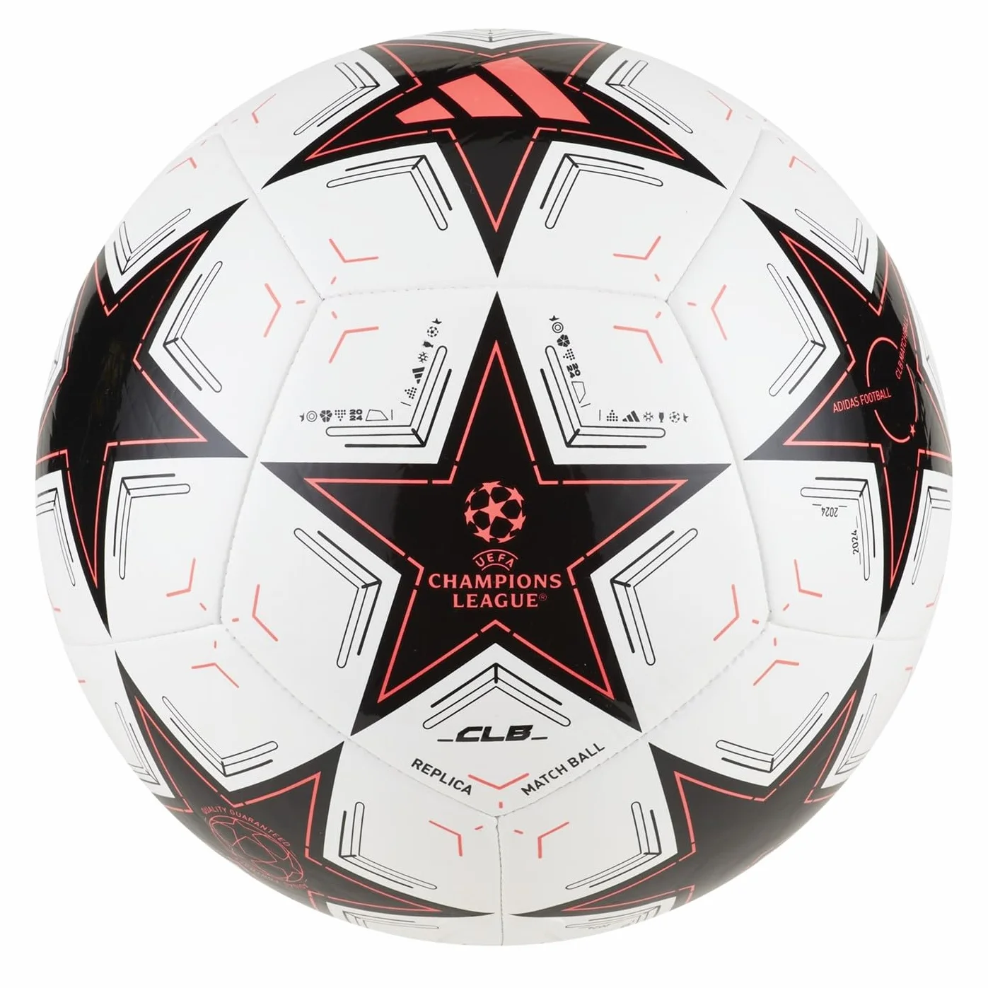 adidas UEFA Champions League Club IX4063 Ballon de Football Unisexe Blanc Taille 4 EU