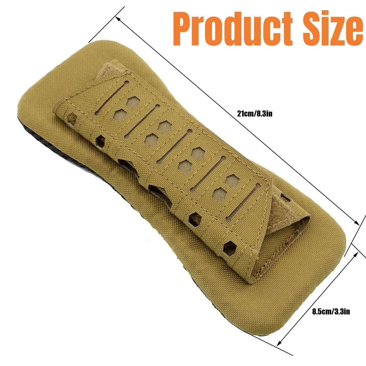 ACEXIER Gilet Tactique bandoulière Pad Sac à Dos Respirant Net Coussin Pad Découpe Laser pour Gilet de Chasse Sacs à Dos en Plein air
