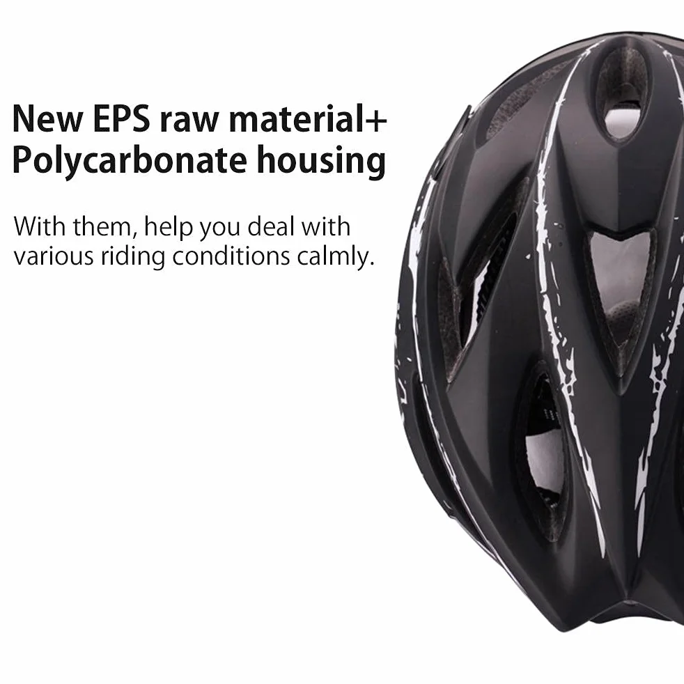 Casque de Vélo pour Homme Femme, Casque Trottinette Électrique Adulte avec Visière Magnétique, 18 Trous de Ventilation, Casques de Protection Réglable pour VTT