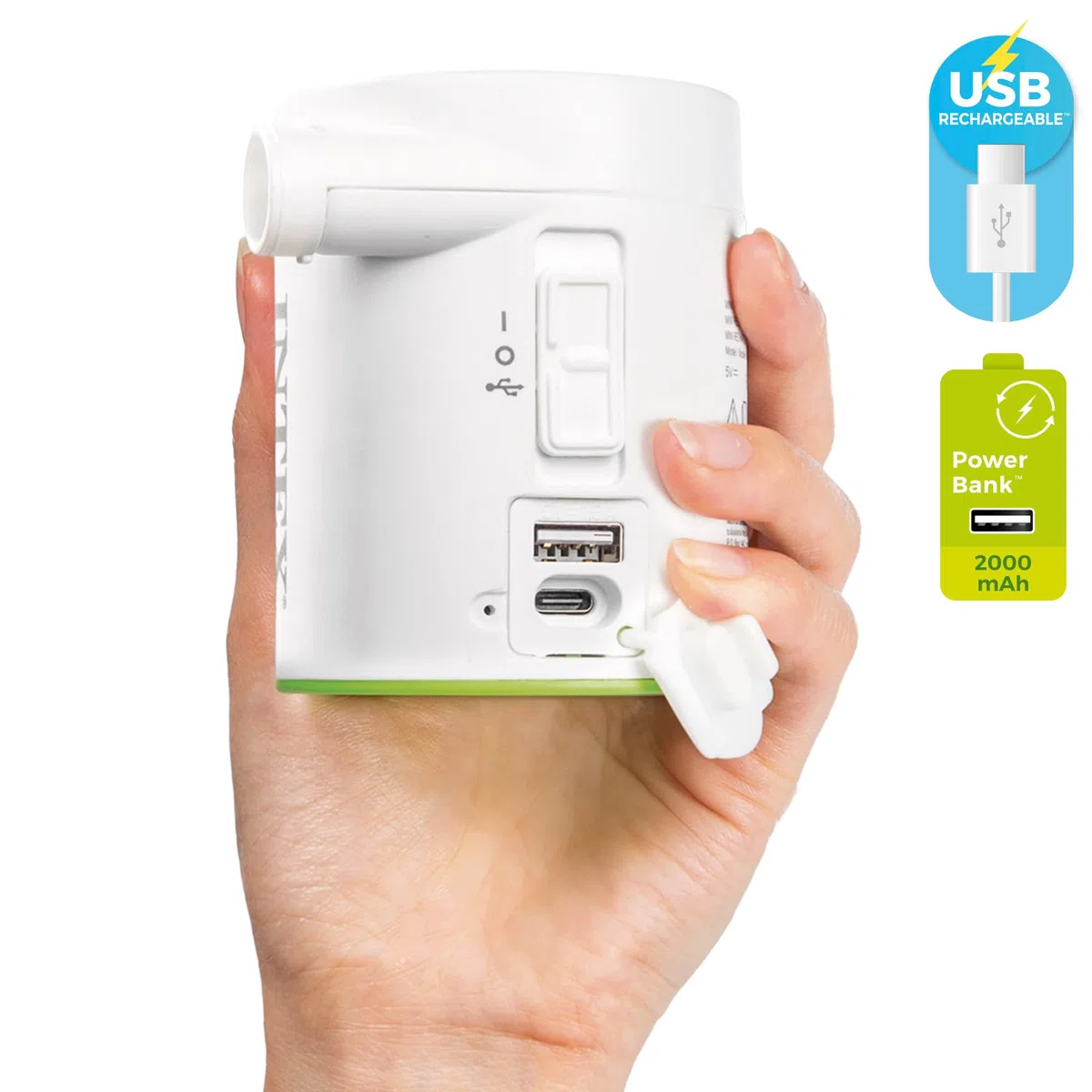 Intex Quickfill USB200R Air Pump, Size: 8cm x 7cm x 8cm (66637)