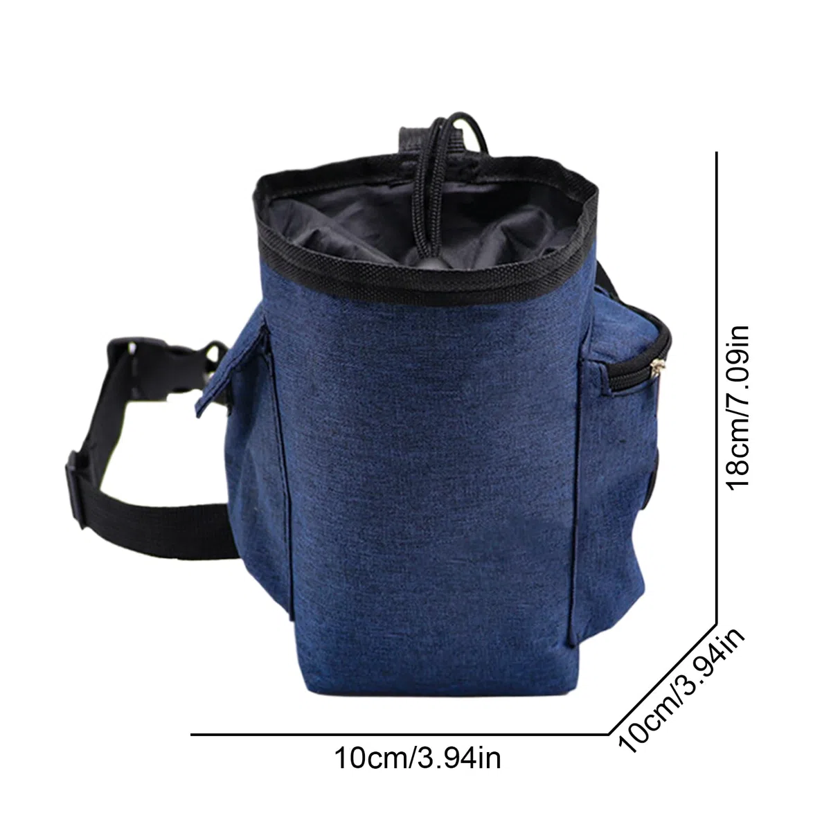 Boulderen Sac à craie - Organisateur avec ceinture abdominale réglable | Poche zippée avec cordon de serrage pour femmes, hommes, sac d'escalade magnésium