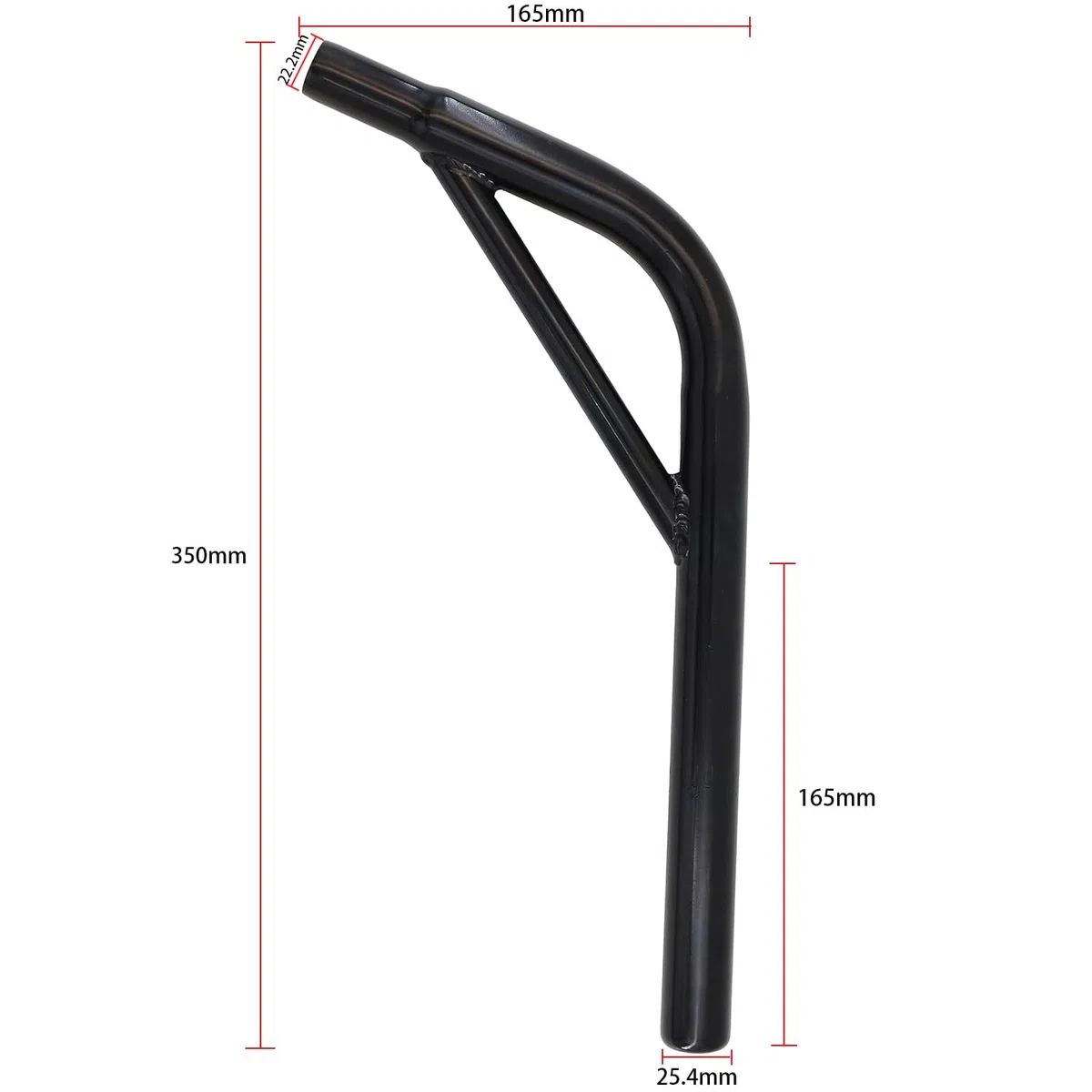 SENQI Tige de selle de vélo avec support, en acier, pour BMX - Plusieurs tailles