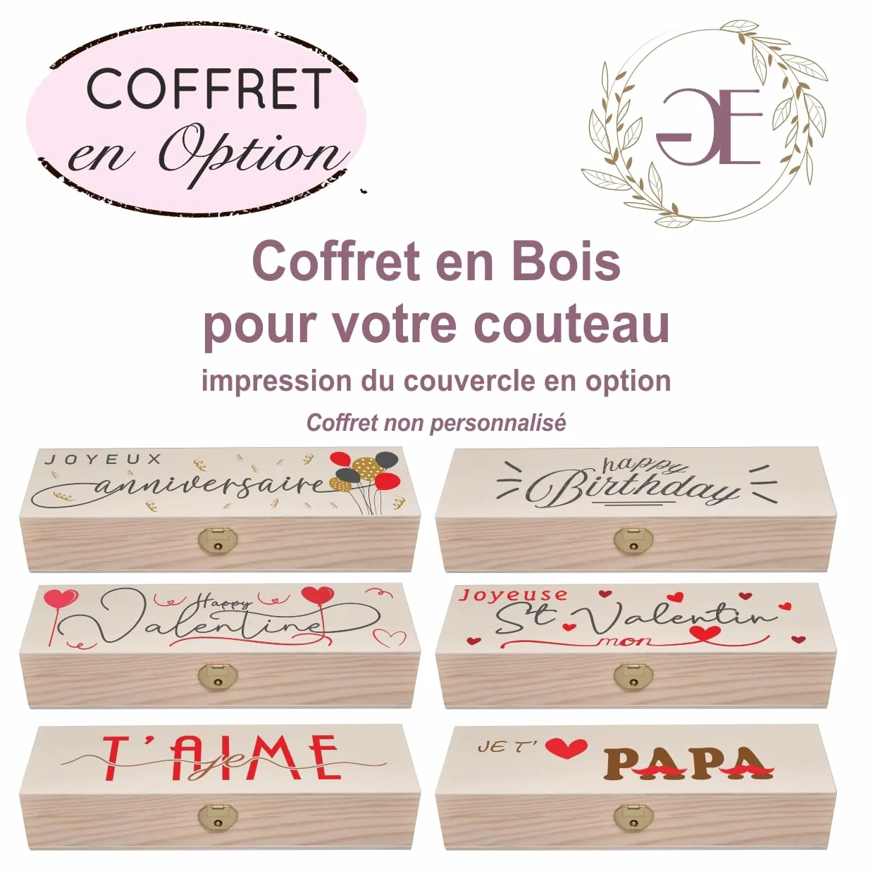Gravure Events - Couteau Pliant Personnalisé avec Dessin et Prénom Gravé en Acier Inoxydable - Cadeau pour Homme ou Femme : Saint Valentin, Fête des Pères, Papa, Papi, Papy, Anniversaire, Noël