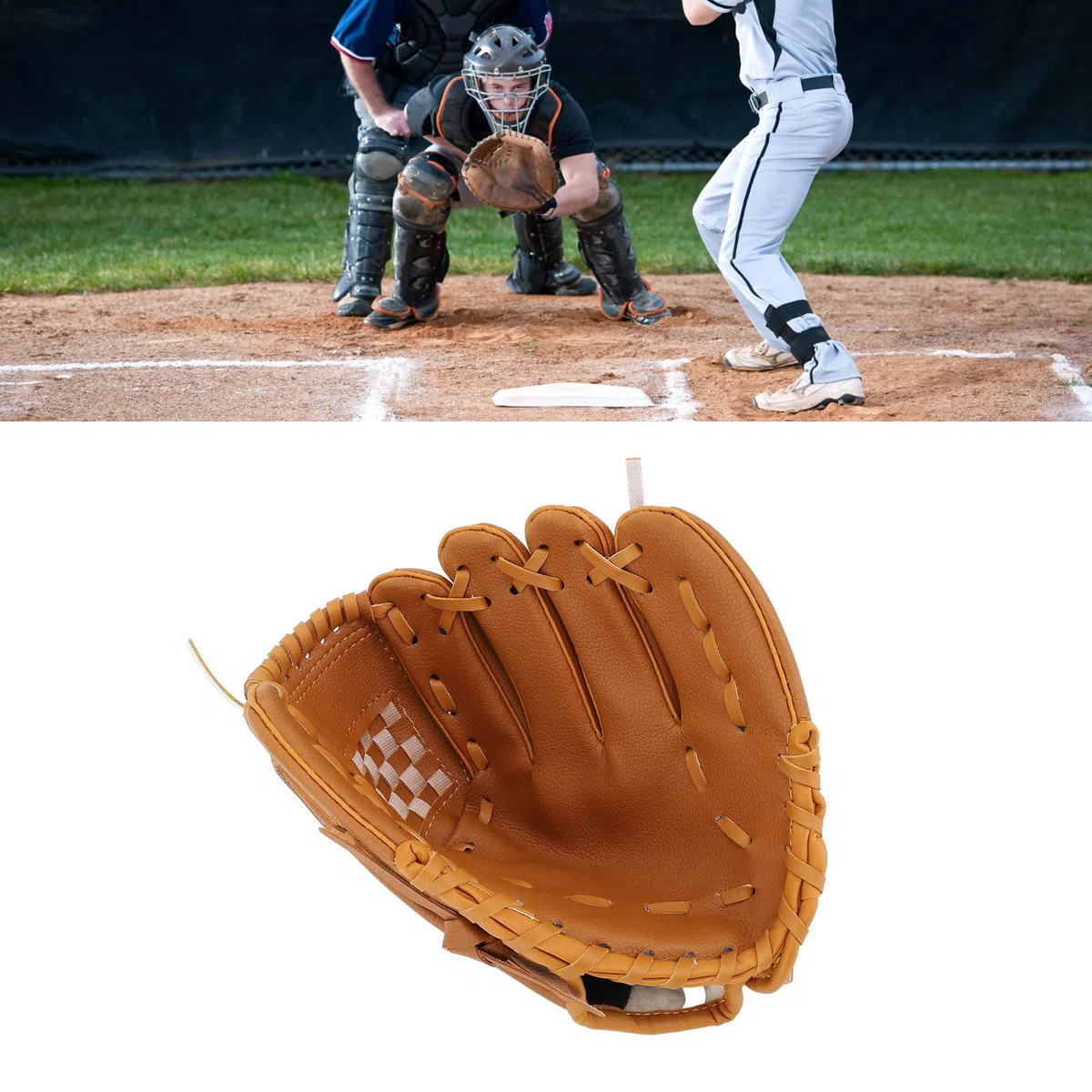 de Baseball Pro Series avec Poche Centrale en Cuir PU pour Les Amateurs de Baseball
