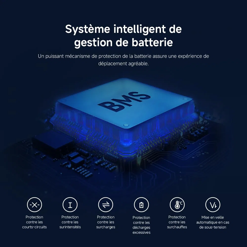Xiaomi Electric Scooter 5 – Amortisseurs Doubles Ressort Avant – 60km Autonomie Étendue – Pneus 10' Tubeless – Moteur 700W Max – Pente 18%