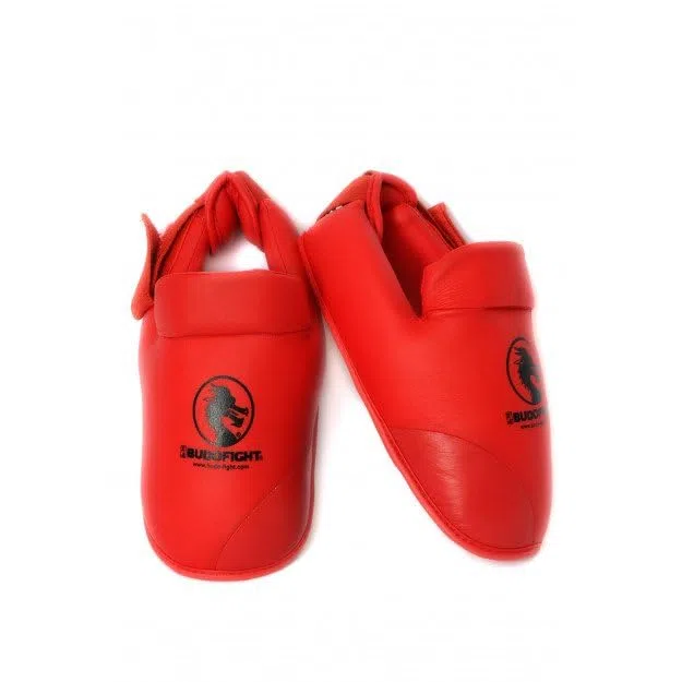 Protège-Pieds karaté homologués FFK Rouges