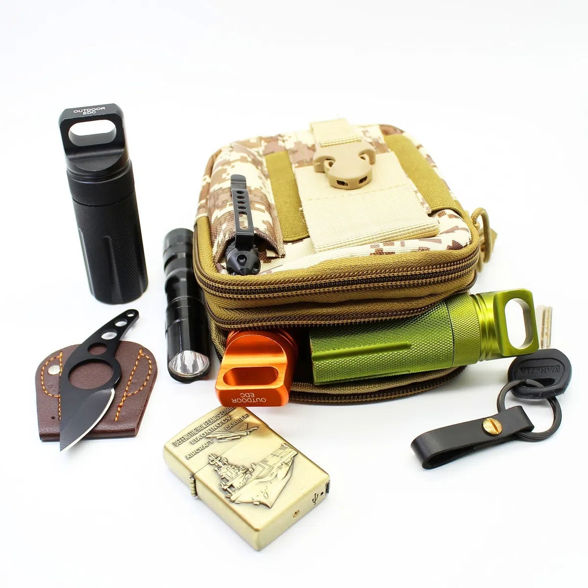 auvstar Bouteilles Étanches en Aluminium,Étanche Capsule Joint Bouteille Pilule Boîte de Survie Conteneur Pilules De Stockage Bouteille,Boîte Étanche EDC