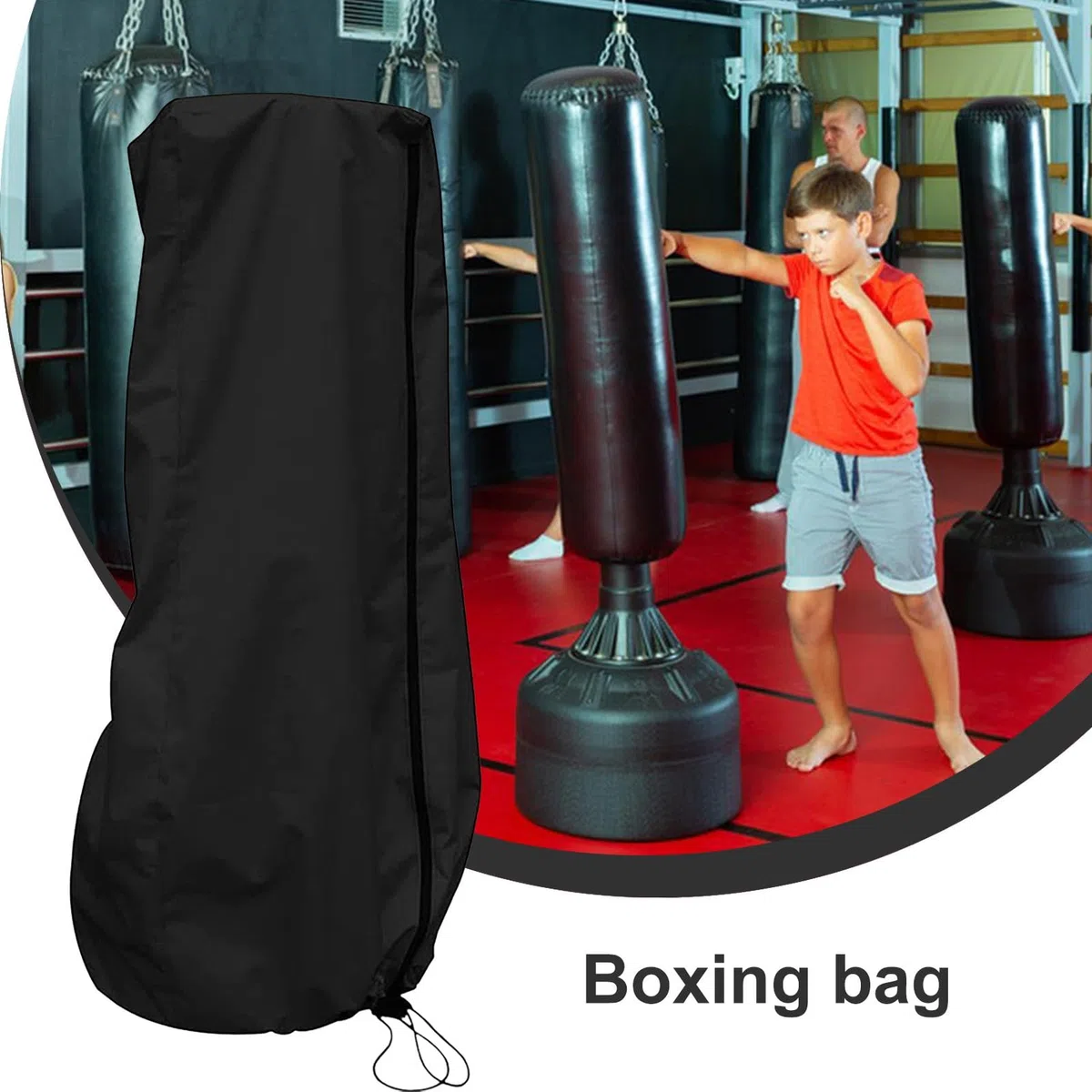 Housse de protection pour sac de frappe, housse de sac de boxe, housse de protection contre le soleil, housse de protection contre la poussière, housse de sac de boxe lourde imperméable pour sac de