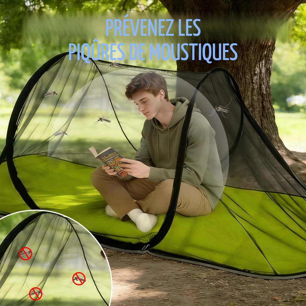 Moustiquaire De Lit Pliable, Moustiquaire De Voyage, Moustiquaires De Lit Pop Up, Installation Facile, Pliable Ultra Légère, Moustiquaires Pop Up, Tente De Camping Portable