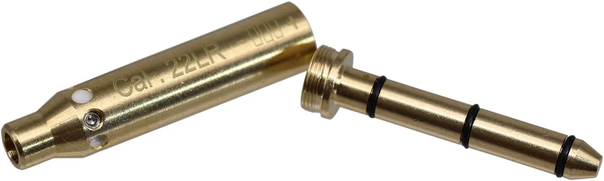 Cal.22LR Visée d'alésage de Canon d'extrémité Cartouche de Point Rouge précise et Facile avec 2 Jeux de Piles