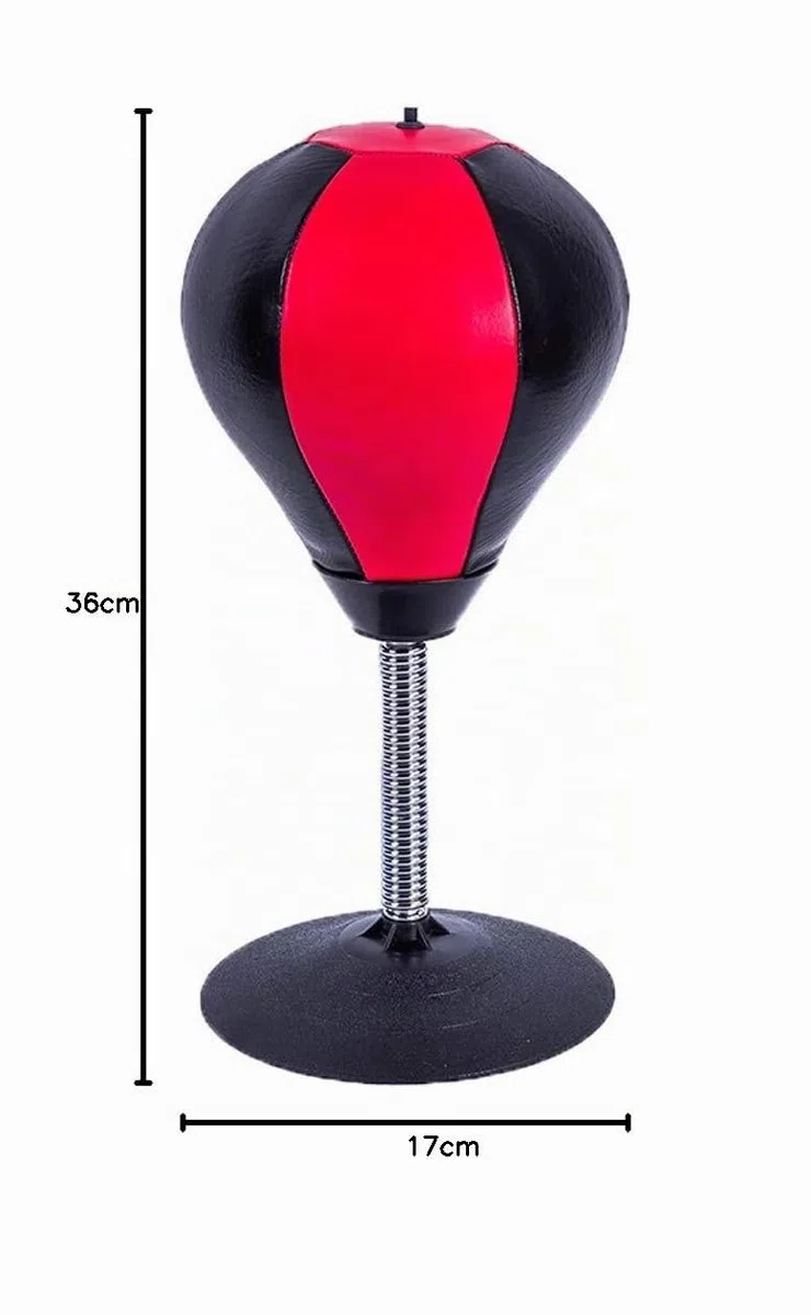 Punching Ball de Bureau Hemeraphit Ventouse Extra-Forte pour soulager Le Stress Punching-Ball avec Pompe