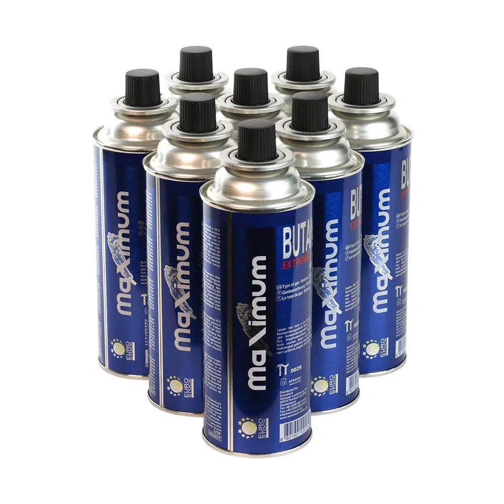 Butangas 8 x Cartouches Gaz MaxSun 227 g MSF1a.