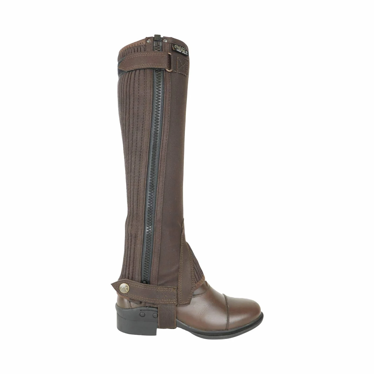 AK Demi-chaps d'équitation lavables en daim