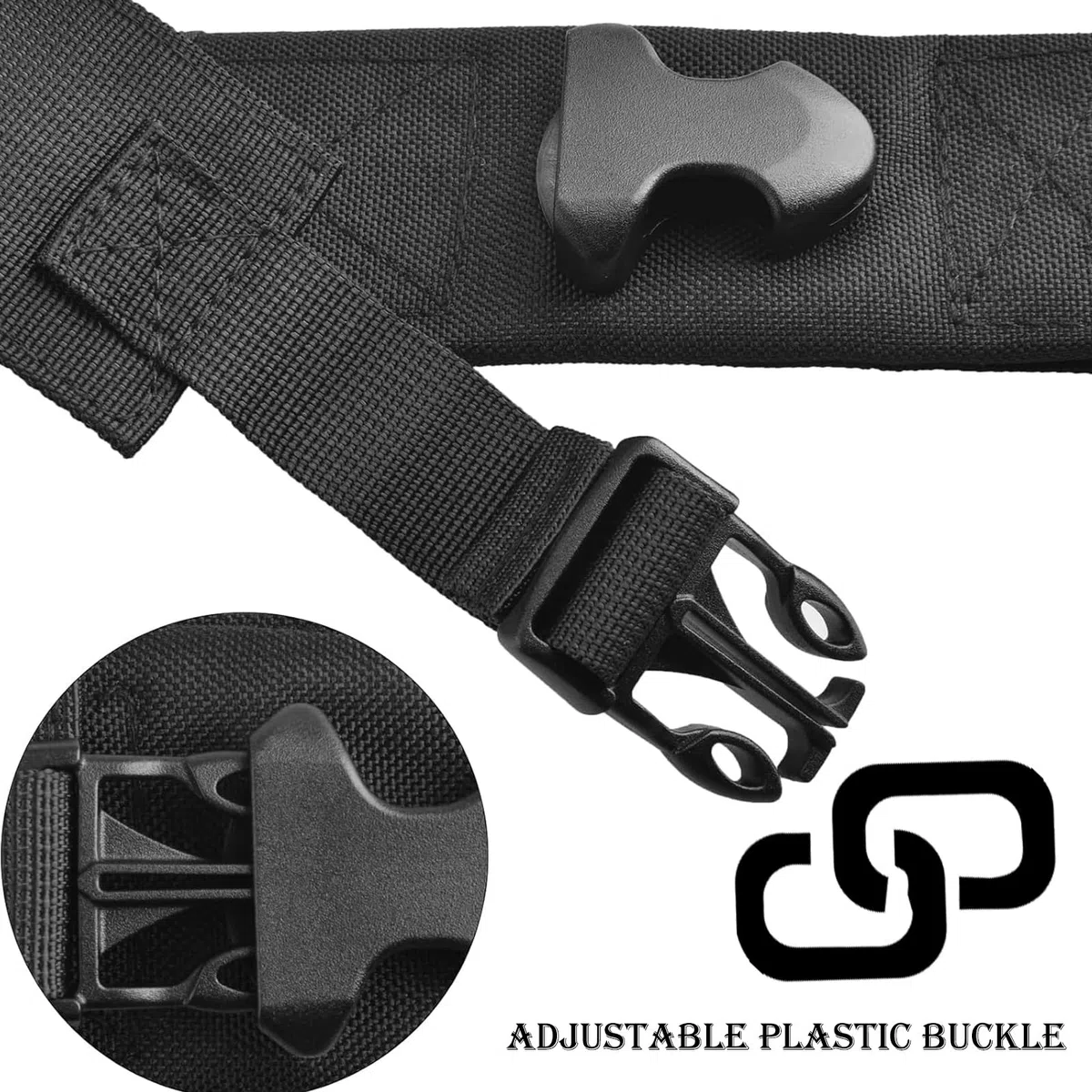 Pochette Tactique pour Cartouches de Fusil de Chasse Compatible Molle, Porte-Cartouches de 25 Cartouches avec 2 Sangles Multifonctions pour Lampe Torche Ou Outils