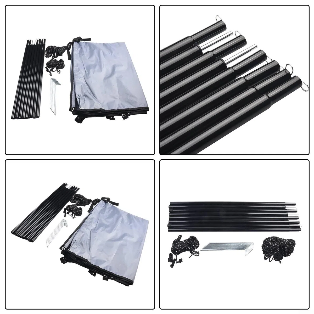 Auvent pare-soleil portable léger et imperméable pour camping, Accessoire camping-car