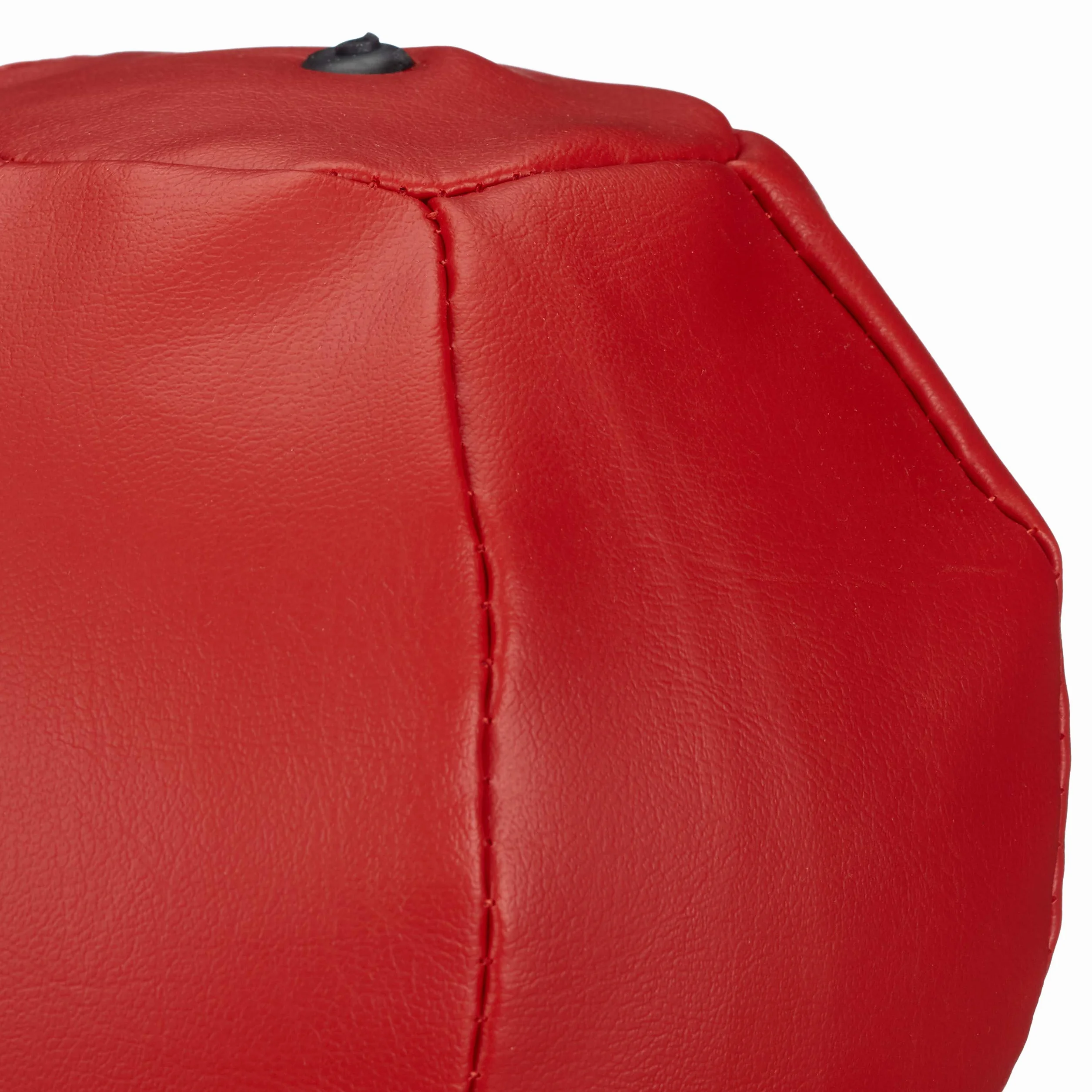 Relaxdays 10022328 Punchingball Tisch, Boxbirne Schreibtisch, Büro Punching Ball Anti Frust, HxBxT : 35 x 18 x 18 cm, Rouge/Noir