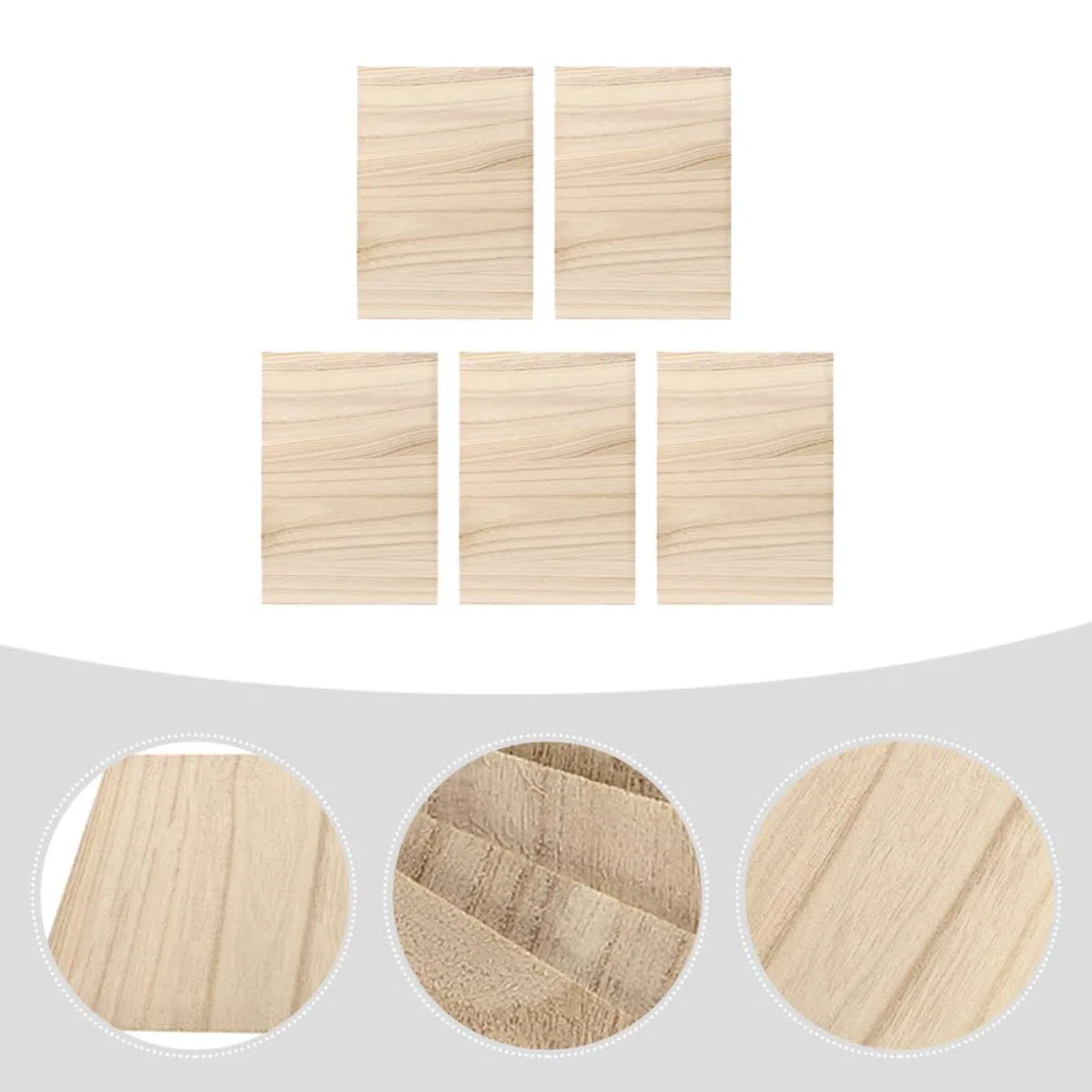BESPORTBLE 5 Pièces Planche De Taekwondo Karaté Casser du Bois Planche De Rupture d'arts Martiaux Bois De Balsa Planches Cibles De Taekwondo Planches De Karaté en Bois Plaque Perforée