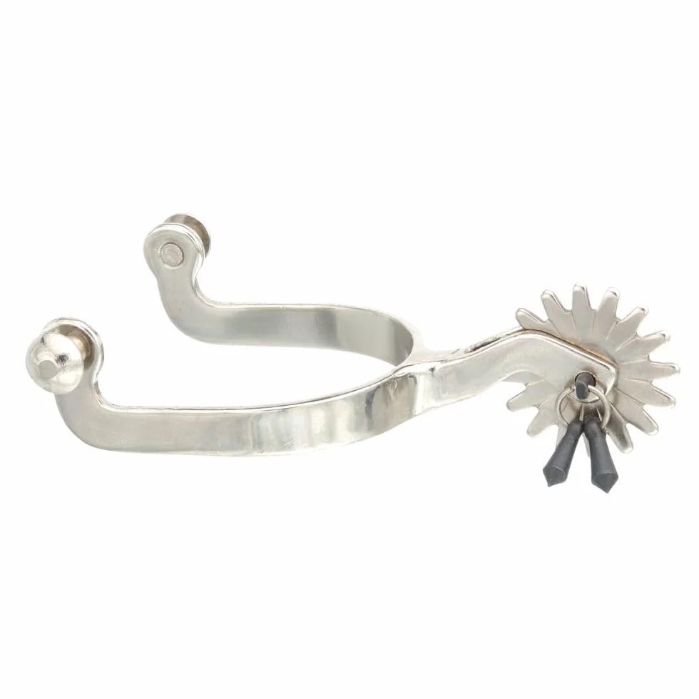 Tough 1 Kelly Silver Star Jingle Bob Spurs by