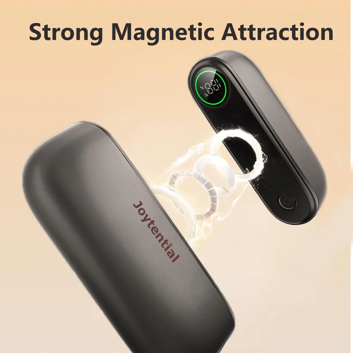 10000mAh Chauffe Mains Rechargeables, 2 en 1 Chaufferette Électriques Magnétiques Portables, 3 Niveaux de Chaleur, Chauffe-Main pour Extérieur, Camping, Cadeau pour Hommes et Femmes