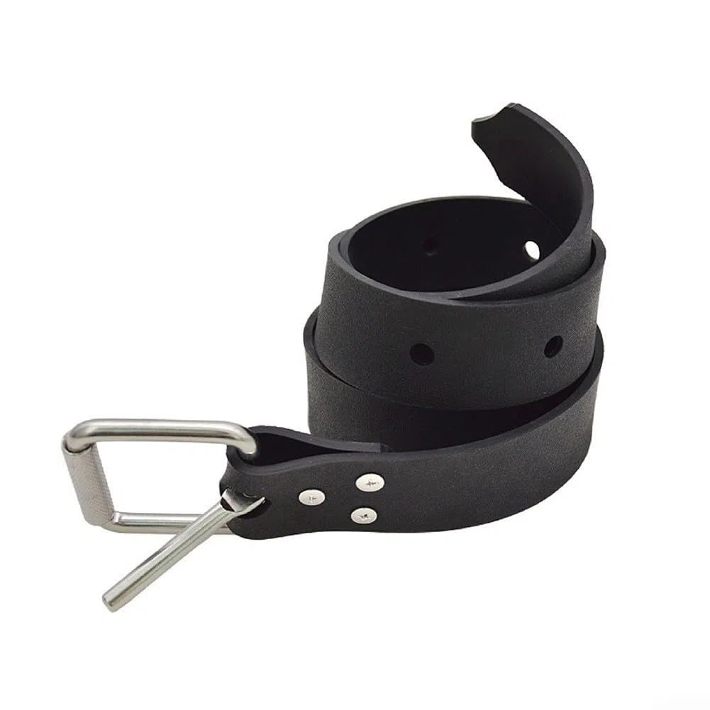 Ceinture de plongée en silicone avec boucle marseillaise pour sports sous-marins 1. ou 1,5 m (130 cm bleu)