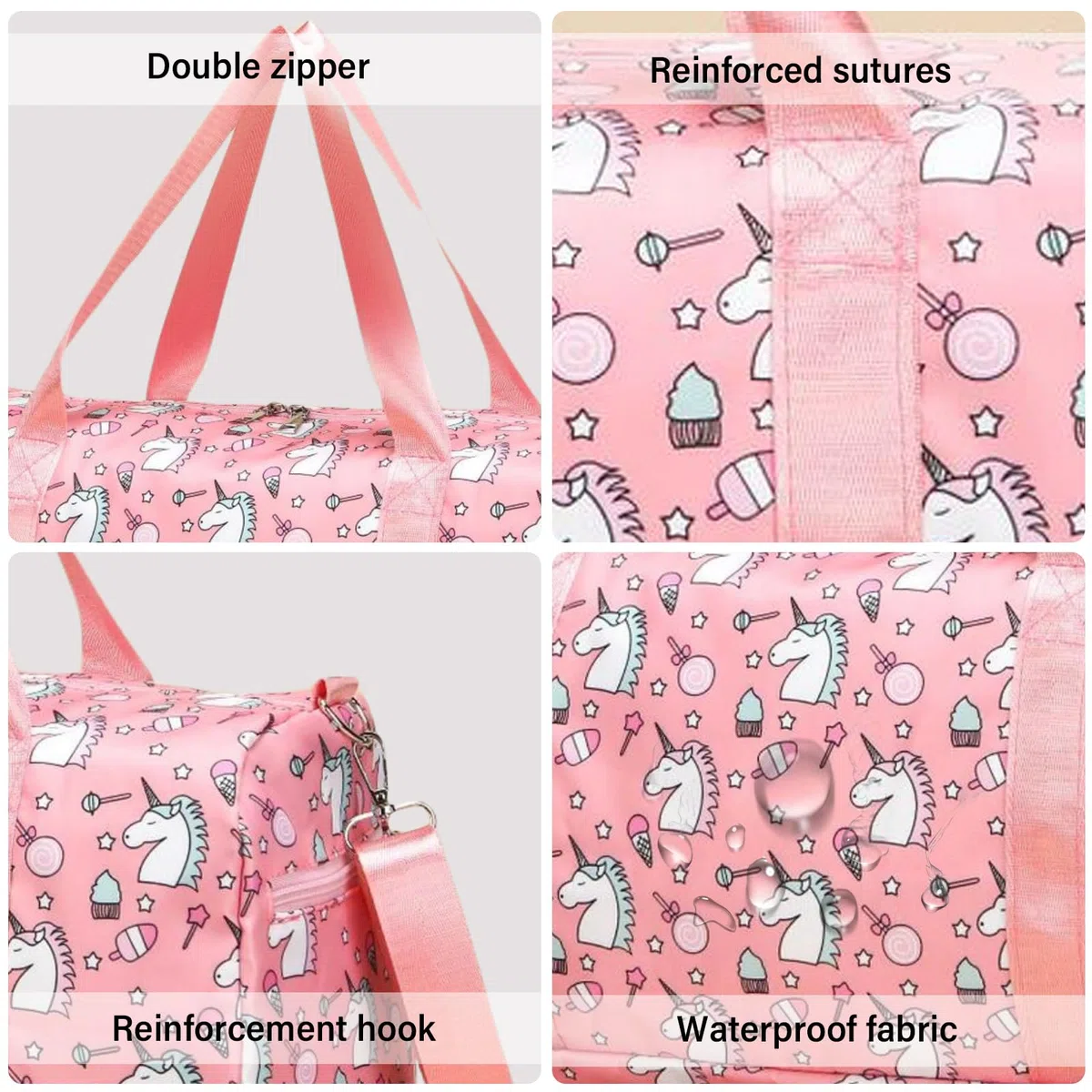 Suweir Sac de sport pour enfant - Sac de voyage pour garçon et fille - Avec compartiment humide - Sac de natation - Sac de weekend - Sac de football - Sac de bain pour voyage, fitness, sport, école