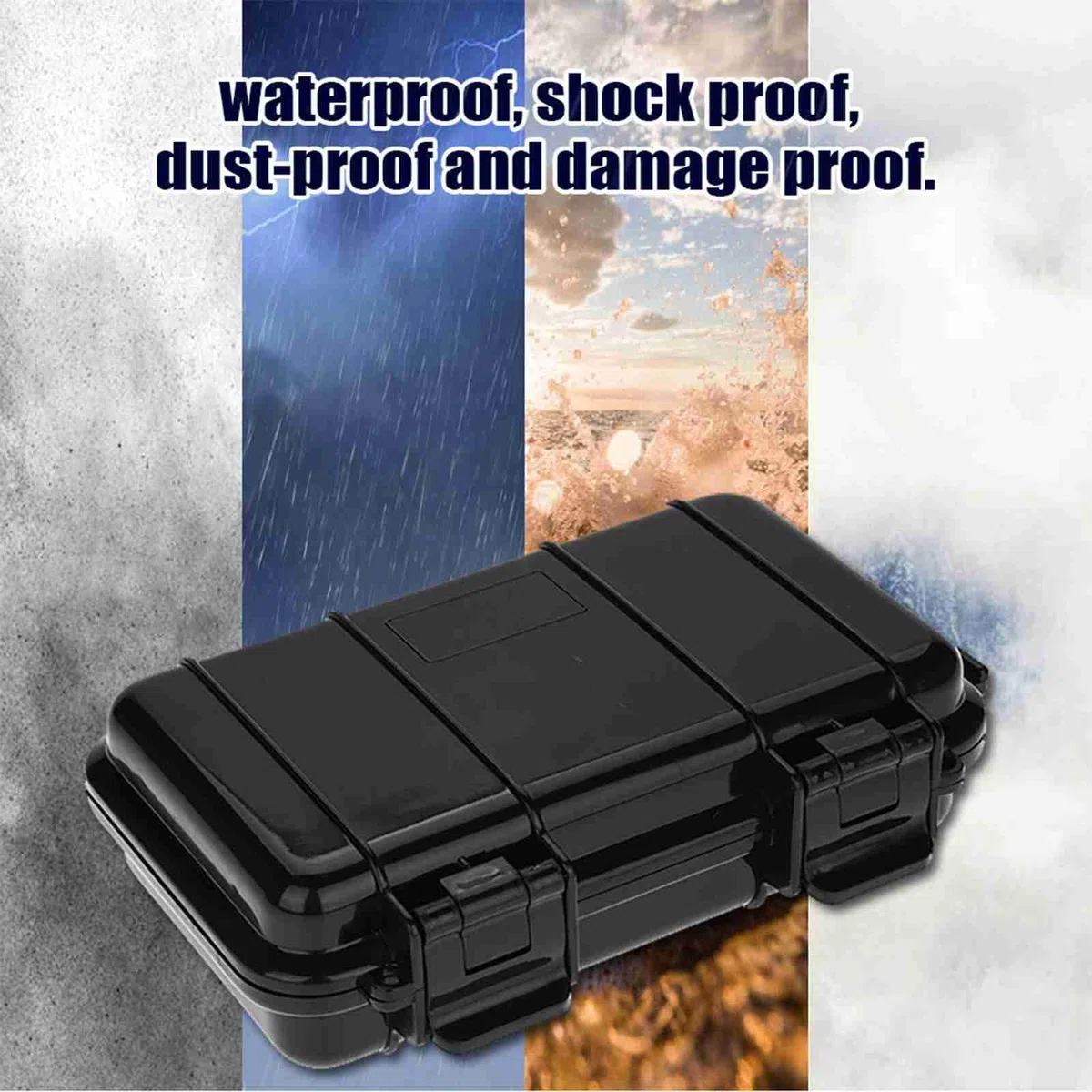 Boîtes Étaes Pour La Plée,Boite Etae Survie,Wasserdichte Box,Eérieur Imperméable À L'Eau Antichoc Étae Boîte De nt Conteneur De Ockage Étui Boîte De nt Sec Repment Pour La Pêche Cam Randonnée Activ