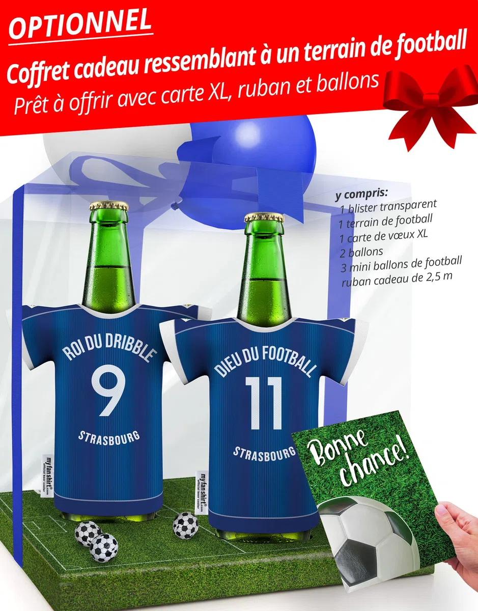 myfanshirt Strasbourg Maillot/Housse Refroidisseur de bière en Jersey - Convient à Hommes by FRFRT