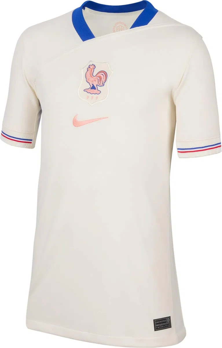 Nike FFF 2025 Stadium Extérieur (Équipe Féminine) Maillot de Foot Replica Nike Dri-fit pour Ado Réplique du Maillot de Football Mixte Enfant