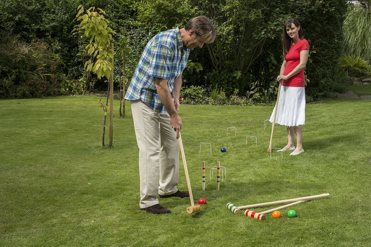 Traditional Garden Games - Set de croquet 96 cm