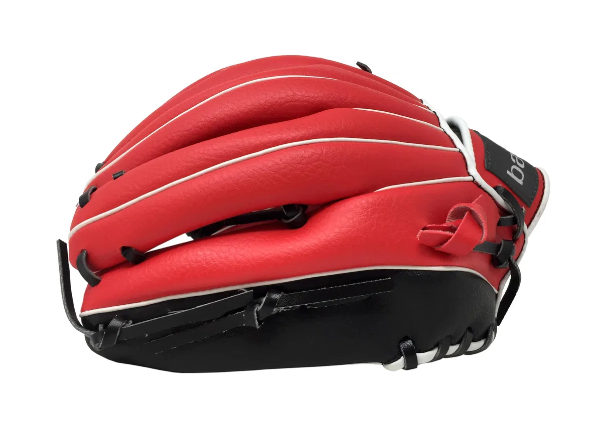 BARNETT JL-120 Baseball Glove, Outfield, Polyurethane, Size 12,5" Red