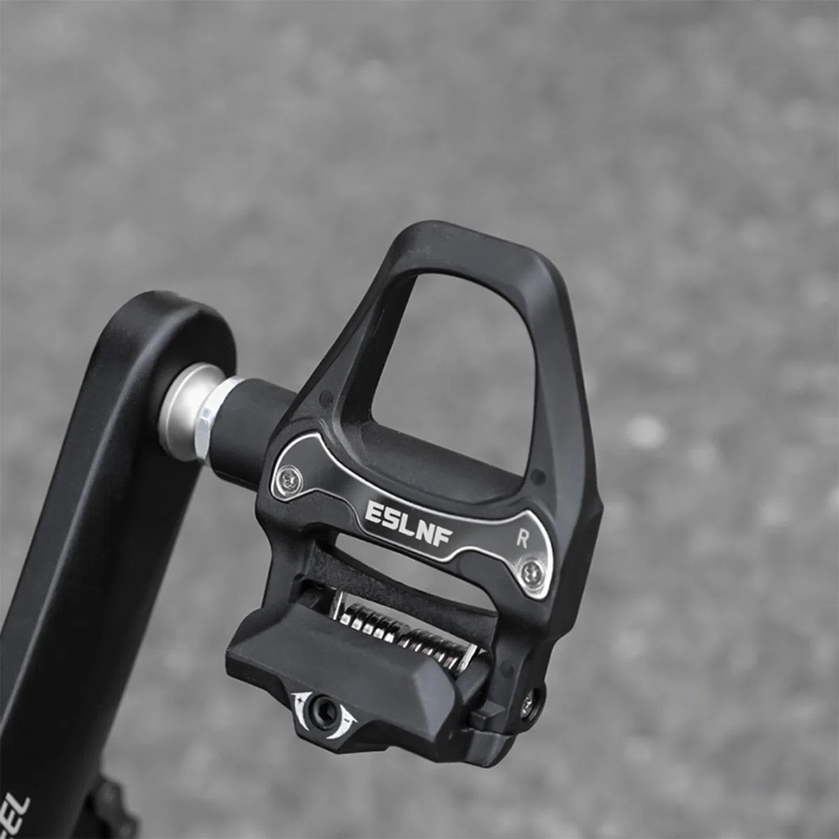 1 Paire de Repose Pieds Pédales à Clic pour Vélo de Route en Aluminium Noir avec à Languettes Antidérapantes Pédales de Vélo SPD Compatible avec Le Système SPD SL pour Le Vélo de Route
